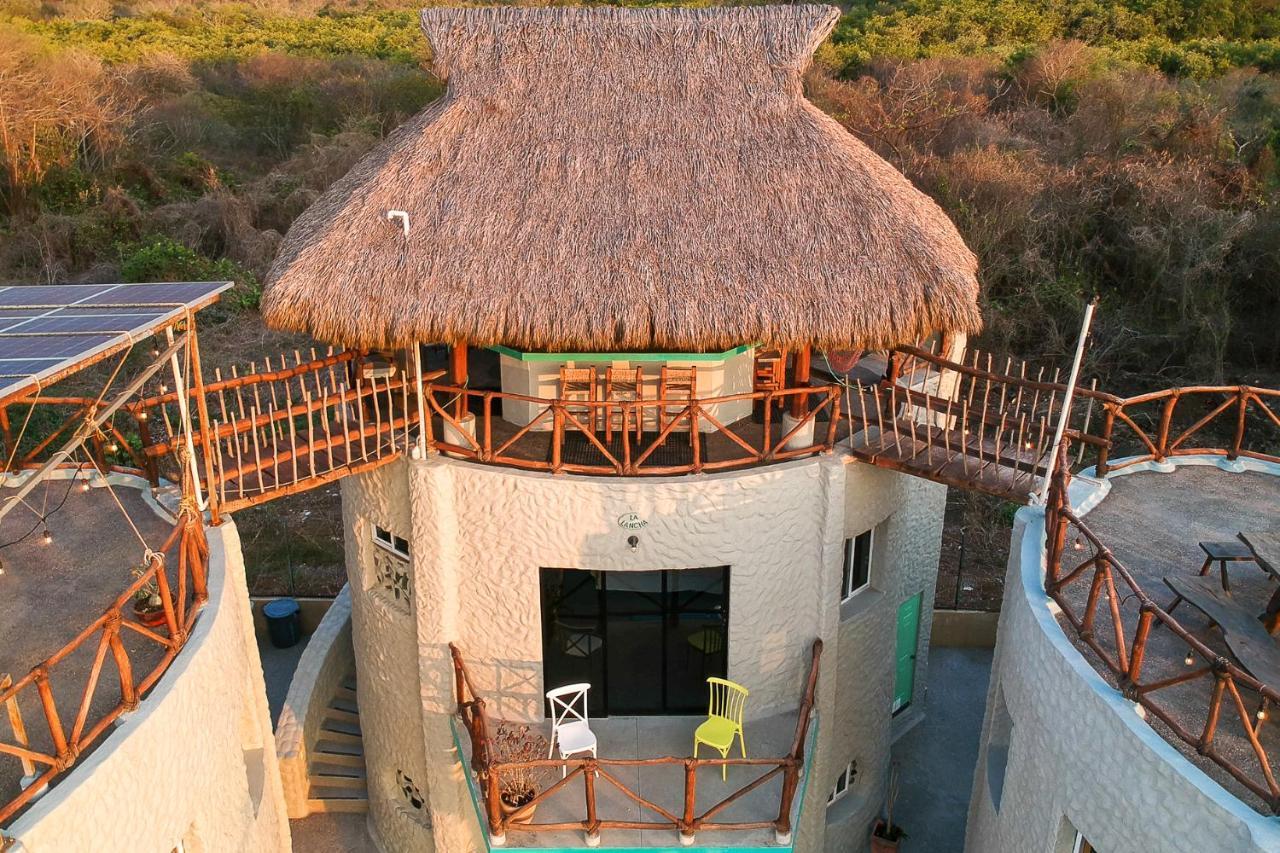 Pacific Nomads Earthbag House Villa Punta Mita Exteriör bild