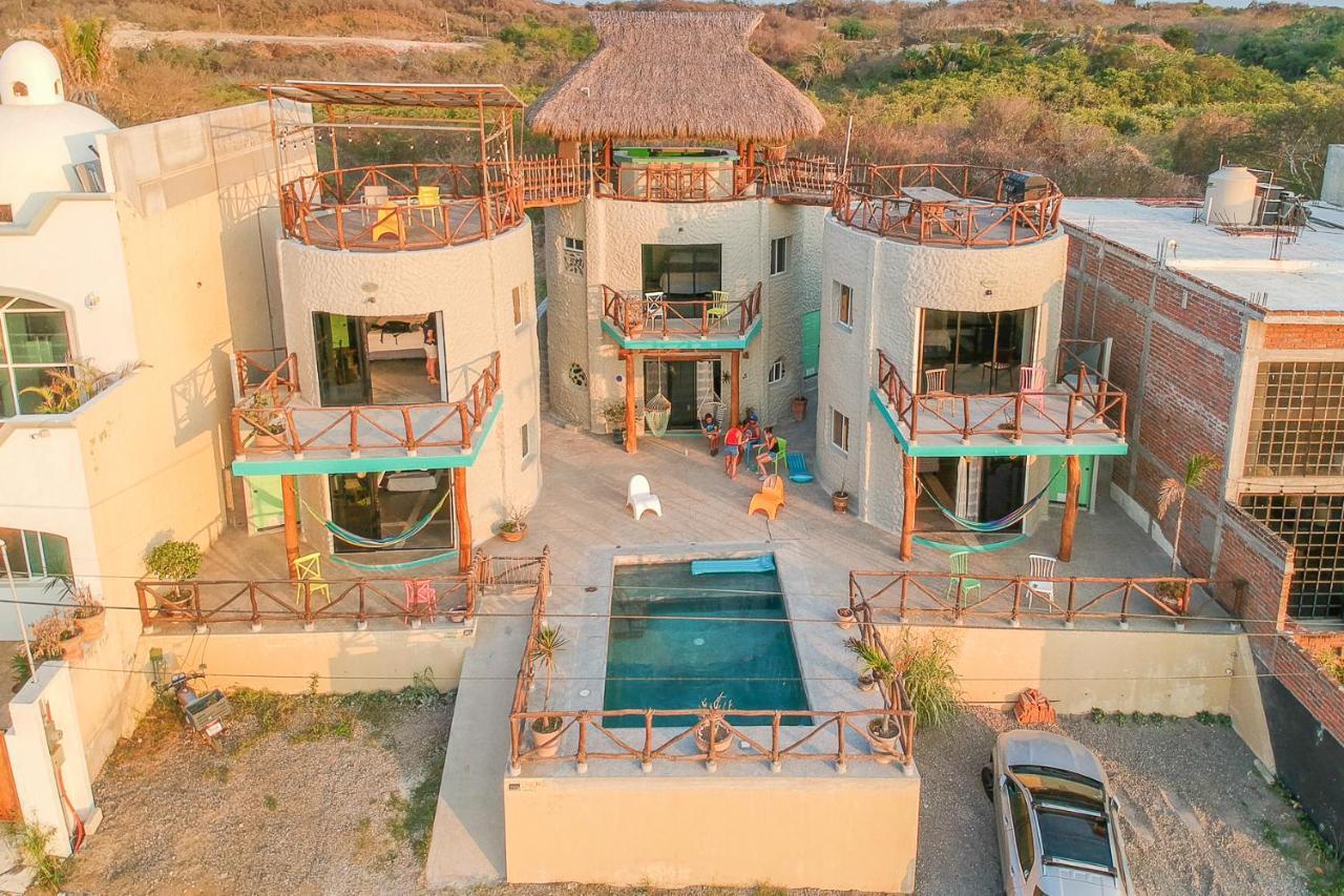 Pacific Nomads Earthbag House Villa Punta Mita Exteriör bild